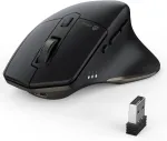 iClever juhtmevaba ergonoomiline Bluetooth hiir, 2.4G, reguleeritav DPI
