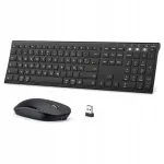 Seenda Dual Bluetooth 2,4GHz QWERTZ QxV traadita klaviatuur ja hiir