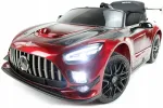 Elektriline lasteauto MERCEDES GT3 AMG 4x4, nahkistme, 12V 9Ah aku ja Bluetoothiga