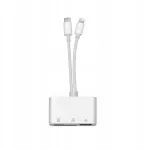 SD ja TF m&auml;lukaartide lugeja, USB jagaja USB-C kaabliga