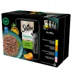 SHEBA Nature&rsquo;s Collection m&auml;rg kassitoit, erinevad maitsed kastmes, 12 x 85 g