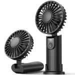 Mini USB ventilaator TOPK K38, vaikne, 5000 mAh, k&auml;eshoitav ja t&ouml;&ouml;laua kasutuseks