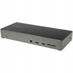 USB-C jaam Startech, toetab kolme 4K monitori, 100W laadimine