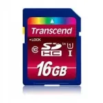 TRANSCEND TS16GSDHC10U1 SDHC 16GB Class 10 m&auml;lukaart