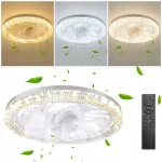 Laeventilaator LED mahtuvusega WINDMILL 30cm puldiga, pinnapealne