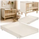 Voodipesukate 120x60 koos m&auml;hkimislauaga Champagne Littlesky H. Klup