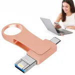 512GB 4in1 USB m&auml;lupulk, USB 3.0, Lightning, USB-C, roosa