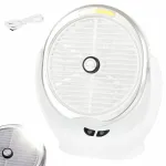 Ventilaator tuuleveski juhtmevaba lauavalgusti LED-valgustusega