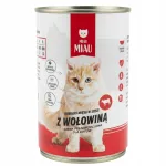 MIAU MIAU niiske kassitoit vasikaliha t&uuml;kkide ja kastmega, 415 g