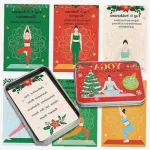 Naiste advendikalender: 24 jooga- ja meditatsioonikaarti metallkarbis