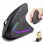 Ergonoomiline juhtmevaba vertikaalne hiir arvutile