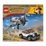 LEGO Indiana Jones Fighter chase konstruktor, 387 detaili, alates 8+