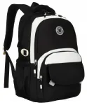 Peterson koolikott, paljude taskutega, must, 26 l