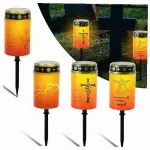 P&auml;ikese LED k&uuml;&uuml;nlad, 4 tk, punased, veekindlad, hauakambritele