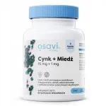 Toidulisand Osavi Tsink + Vask, 15 mg + 1 mg, 60 kapslit
