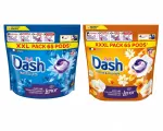 Pesukapslid LENOR Dash 2in1 merevaigu ja orhideega, 2 x 65 tk