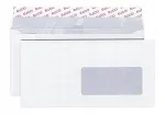 Valge C5 &uuml;mbrik aknaga, 110 x 220 mm