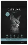 Kuivtoit kassidele CAT'S LOVE l&otilde;hega, 2 &times; 2 kg