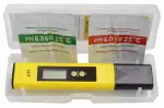 pH-meeter 02, elektrooniline, 3 kalibreerimislahusega, kalibreeritud