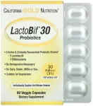 Toidulisand California GOLD LactoBif, 30 miljardit, 60 kapslit, 8 probiootilist t&uuml;ve