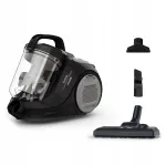 Kotita tolmuimeja Tefal Power Cyclon TW2925, must, vaikne, EPA filter