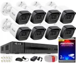 IP valvekomplekt 4MPx 2K+ 8 v&auml;litingimuste PoE kaameraga HiLook by Hikvision