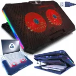 S&uuml;learvuti jahutusalus USB ja RGB-valgustusega, 10&ndash;17"