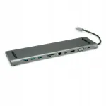 USB C dokkimisjaam 4K HDMI, Mini DP, VGA ja 3 USB liidesega
