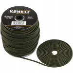 Elastne 6 mm paksune kummipael KOMBAT UK, oliiviroheline, meetrites
