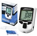 Gl&uuml;koosim&otilde;&otilde;tur NOVAMA MULTICHECK PRO+ 3in1: gl&uuml;koos, kolesterool, kusihape