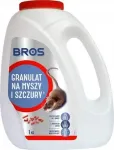 Miilaste ja rottide graanulid Bros, 1 kg, valge pakend