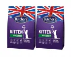 BUTCHER'S kalkunilihaga kassipoegade kuiv toit, 2 x 800 g