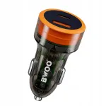 Autolaadija BWOO, 1x USB, 1x Type-C, 38 W, kiire laadimine