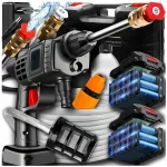 Juhtmeta survepesur GARDEN POWER aknapesuks