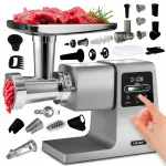 Lihaveski Yoer 2500W, 4 kg/min, metallist, 7in1 l&otilde;ikuri ja 37 lisaga
