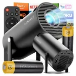 Mini kaasaskantav projektor HY300, Android, LED, WiFi, Full HD, Smart TV
