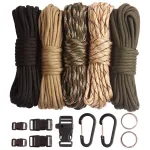 Paracord 550 n&ouml;&ouml;r, 7 tihvtiga, 4 mm, 30 m, konksudega
