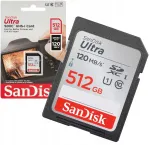 SD m&auml;lukaart SANDISK Ultra SDSDUN4-512G-GN6IN, 512GB, 120MB/s