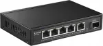Gigabit 5-pordiline PoE l&uuml;liti Mokerlink 4 PoE+ pordiga, 1000 Mb/s