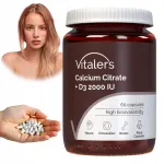 Toidulisand Vitaler's Calcium Citrate Vitamin D3, 60 kapslit