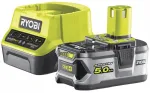 Akupatarei RYOBI 5.0Ah koos laadijaga RC18120-150