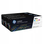 HP 305A CF370AM toonerkassett, magenta, ts&uuml;aan, kollane