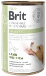 Koeratoit Brit Veterinary Diet Diabetes lambaliha ja hernestega, 400 g
