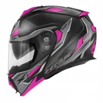 Mootorrattakiiver GIVI X.27 Jaw Sector, hall roosi graafikaga, XS / 54