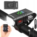 Jalgratta esilatern LED, 6 valgustusrežiimi, USB-C laadimine