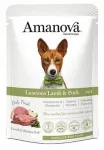 Koerte toit Amanova lambaliha ja sealihaga, 100 g