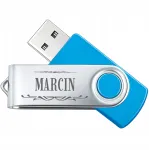 USB-m&auml;lupulk TWISTER 8 GB, 3.0 graveeritud logoga