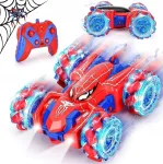 Puldiga juhitav RC auto LED-tuledega, 360&deg; trikkidega