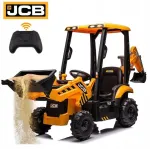 Laste ekskavaator JCB koos 4in1 laadija, 12V 12Ah akuga, 90 W