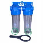 Aquafilter FHPRCL1-B-TWIN 10" veefiltri komplekt, 2 osa